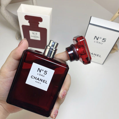 Edition Chanel Light Red No. 5 Water Christmas Limited Edition 100ml L'eau